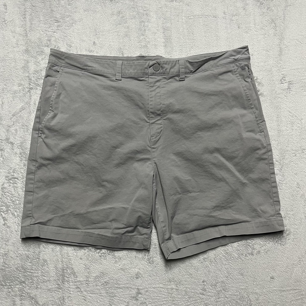 Mack Weldon Shorts Mens 38x7.5 Gray Maverick Tech Chino Performance Stretch Golf